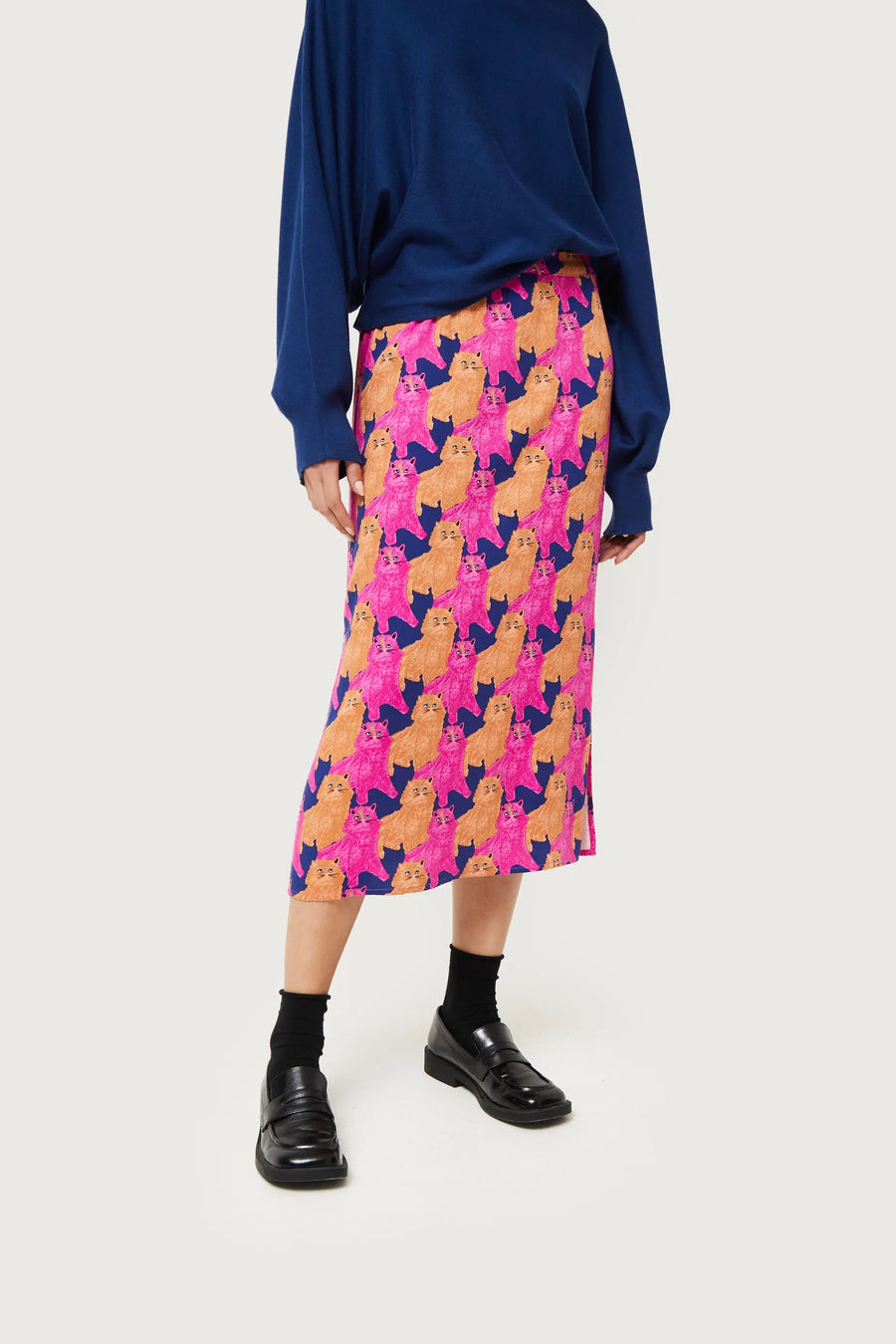 Los Gatos Midi Skirt skirt Compania Fantastica 