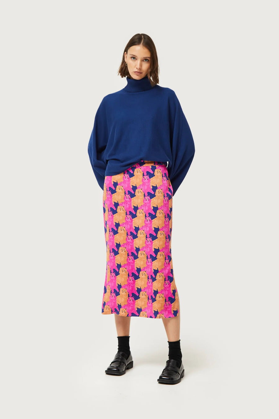 Los Gatos Midi Skirt skirt Compania Fantastica 