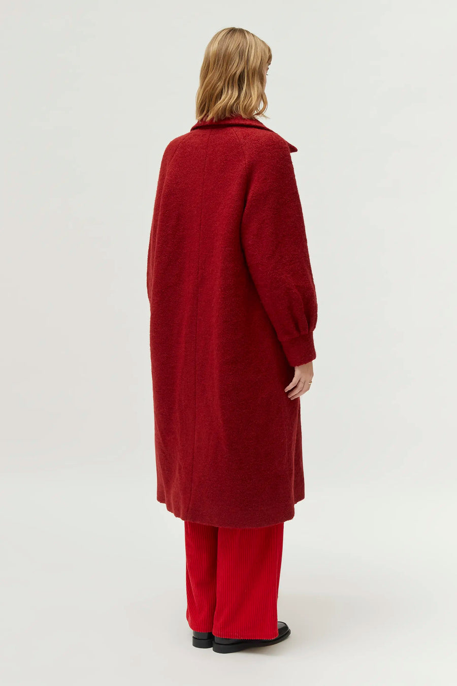 Rouge Boucle Midi Coat