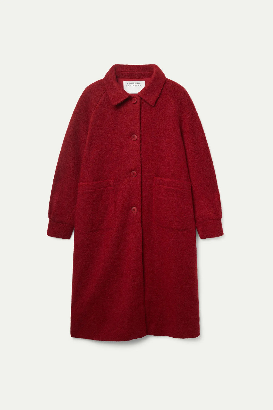 Rouge Boucle Midi Coat