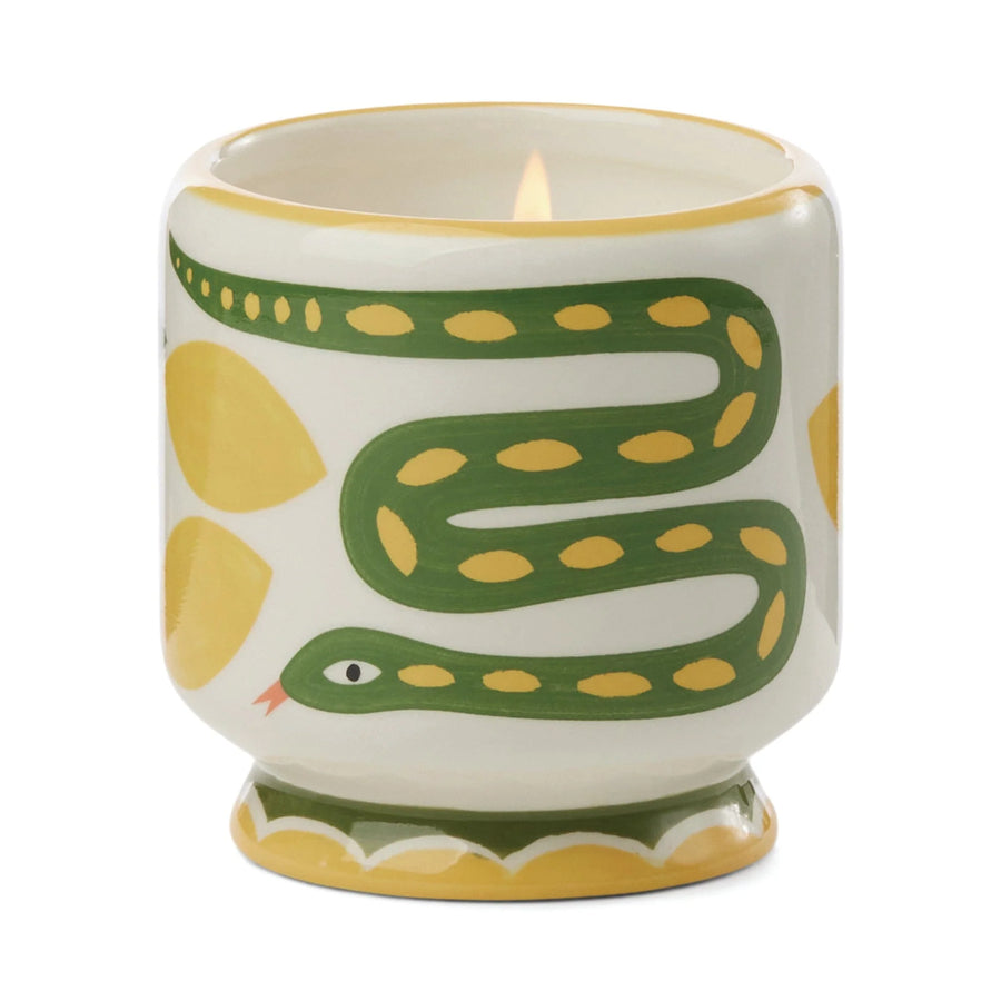 Paddywax Wild Lemongrass "Snake" Candle