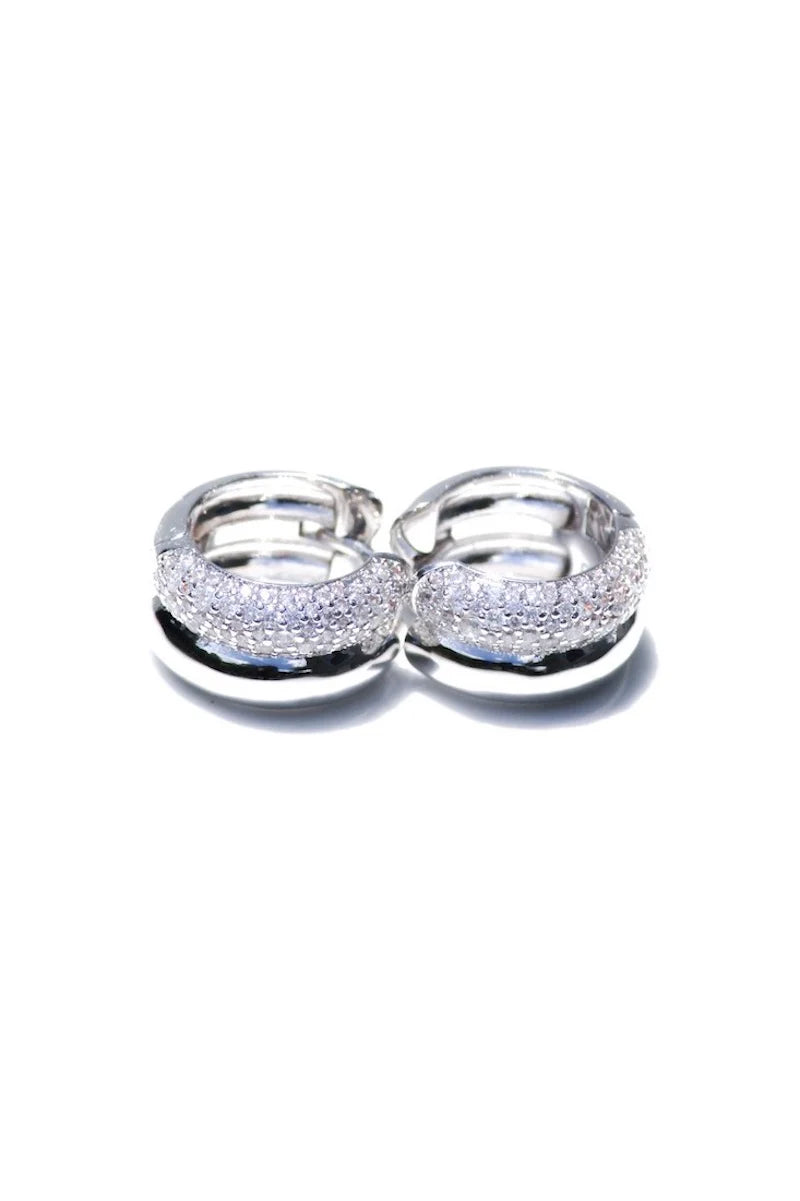 Silver Solar Donut Huggies jewelry Native Gem 