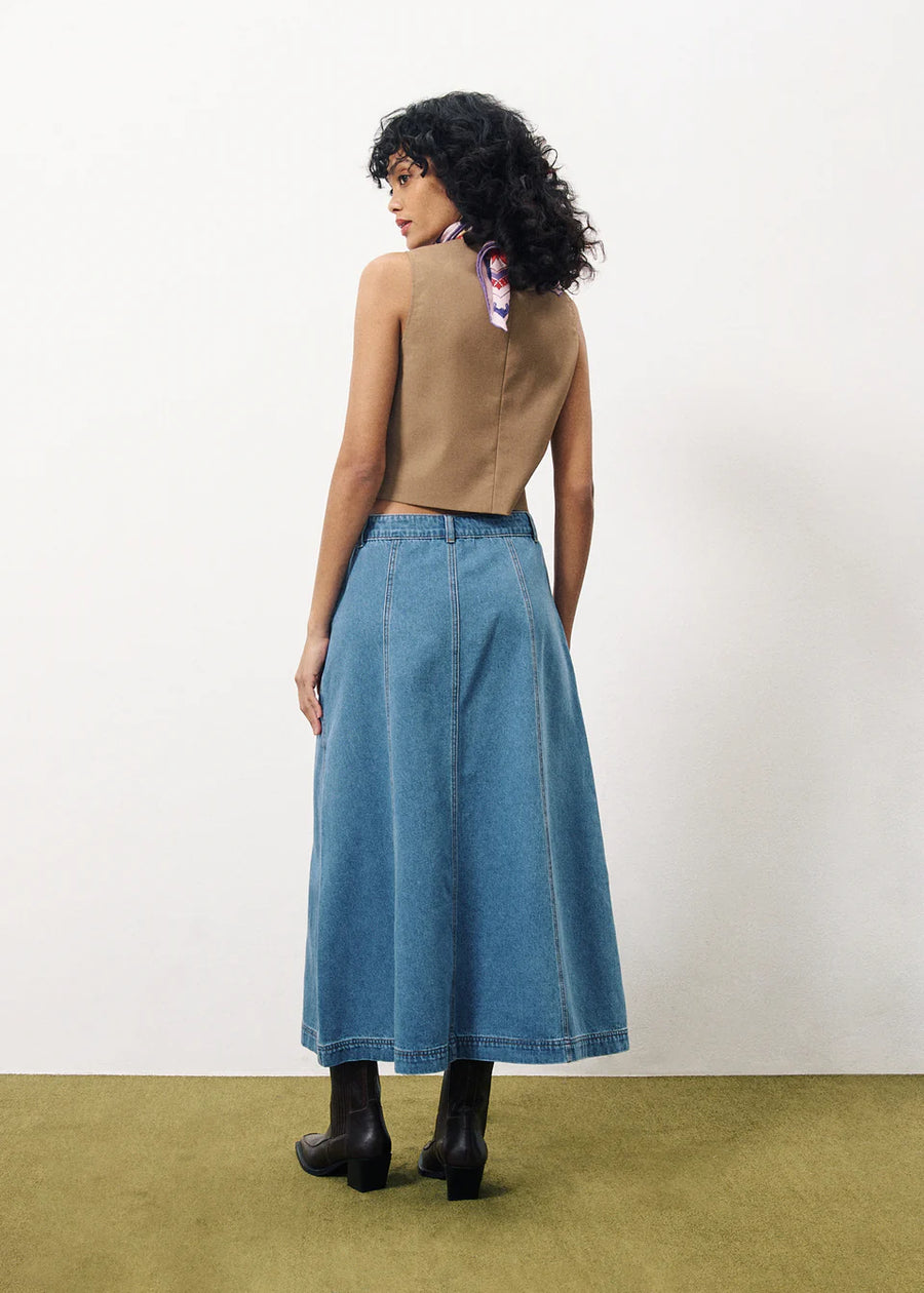 Ermeline Denim Skirt