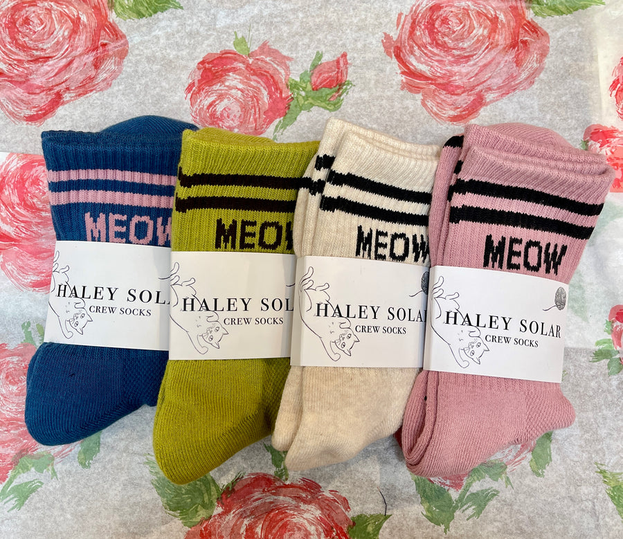 Meow Crew Socks