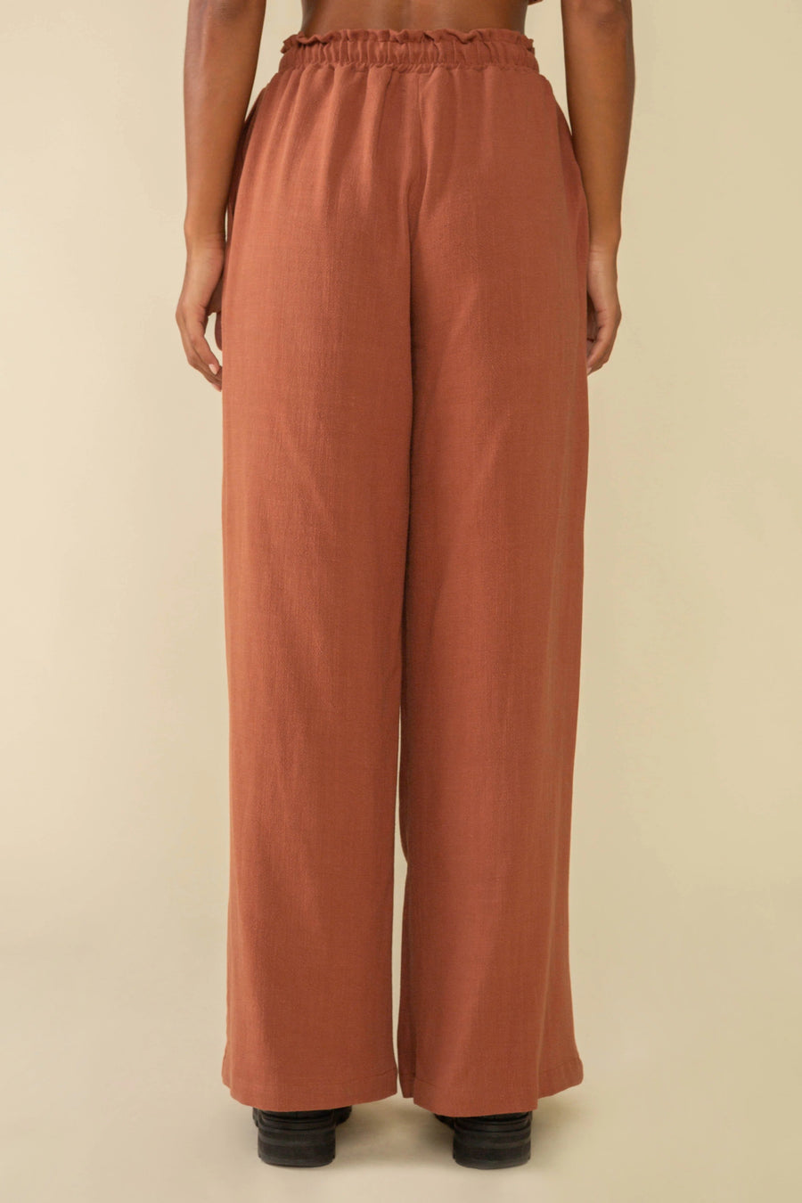 Cove Linen Pant in Rust pant No Less Than 