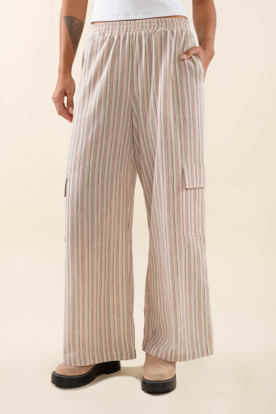 Weekend Away Cargo Palazzos pant Haley Solar 