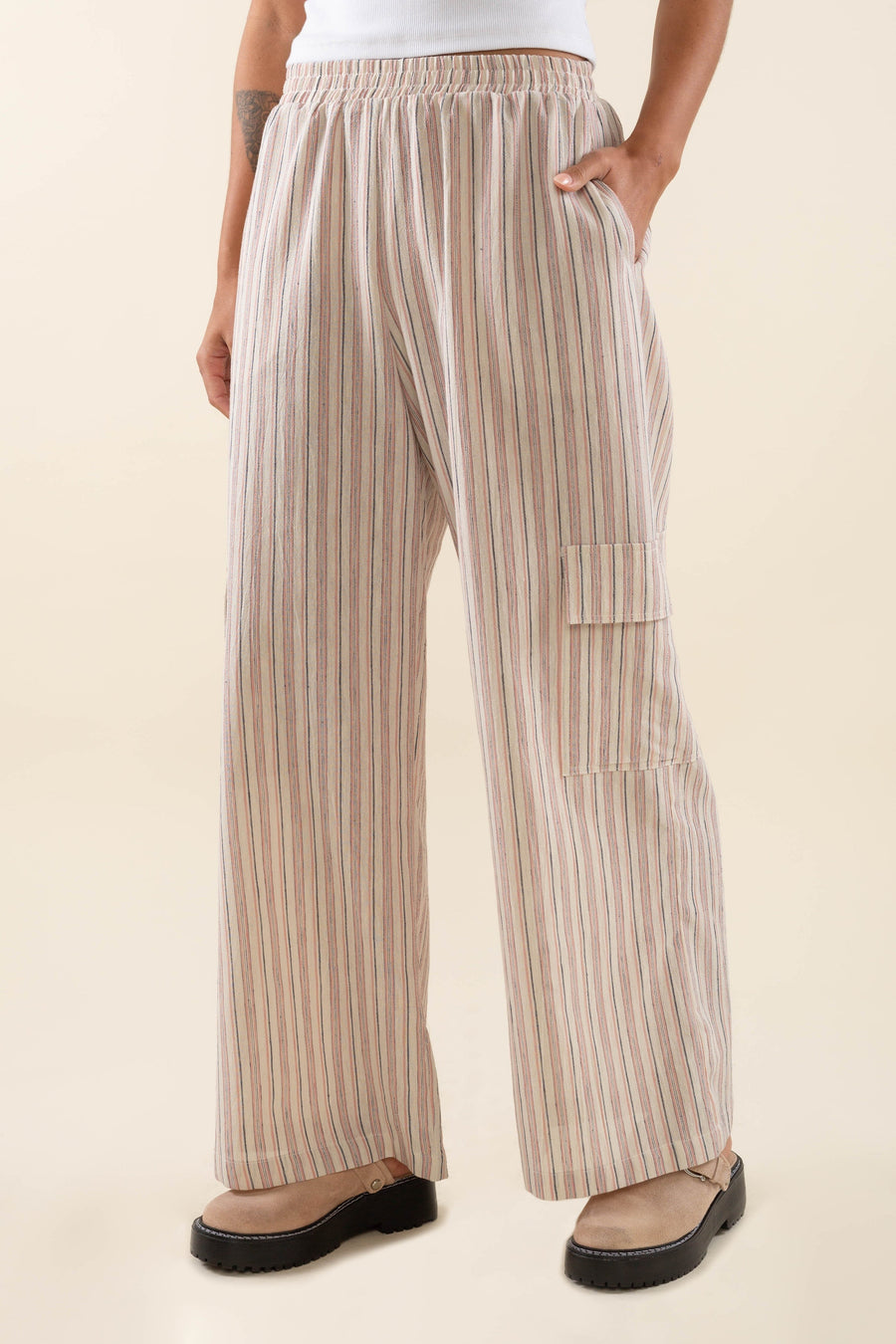 Weekend Away Cargo Palazzos pant Haley Solar 