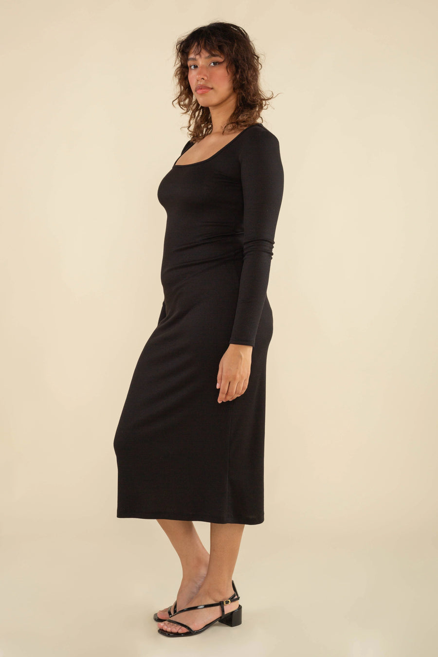 Benton Ribbed Midi Dress