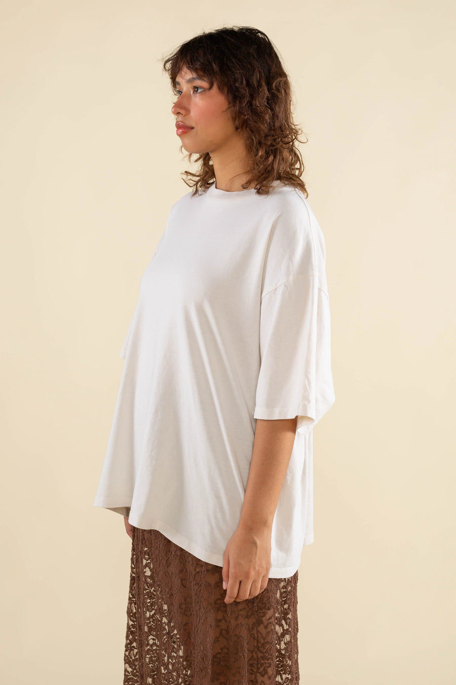 Vintage Boxy Garment Dyed Longer Tee