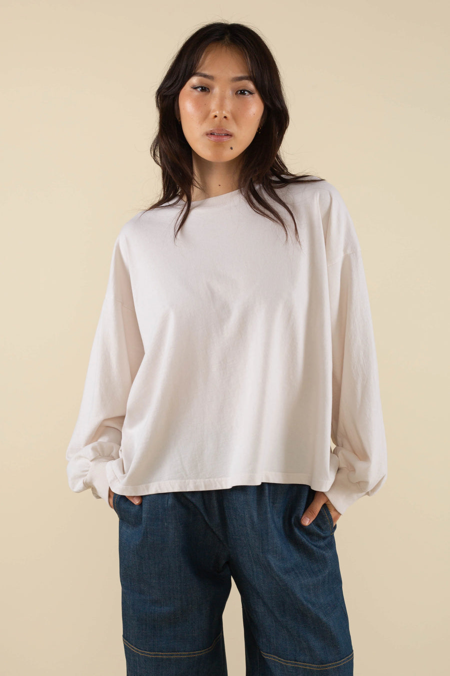 Vintage Boxy Long Sleeve Tee