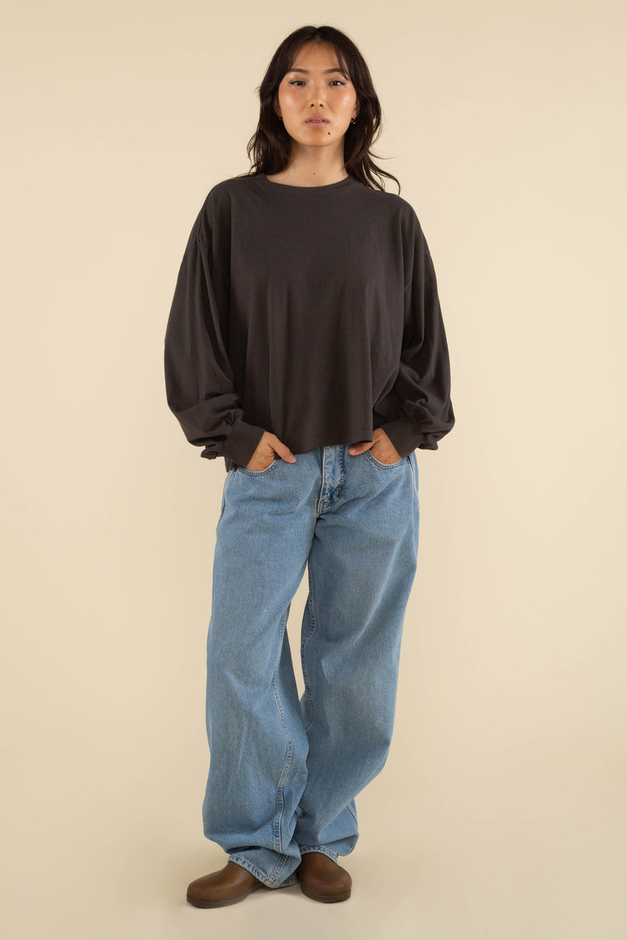 Vintage Boxy Long Sleeve Tee