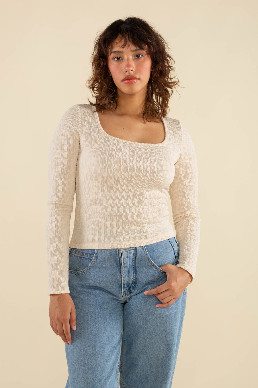 Murphy Textured Top