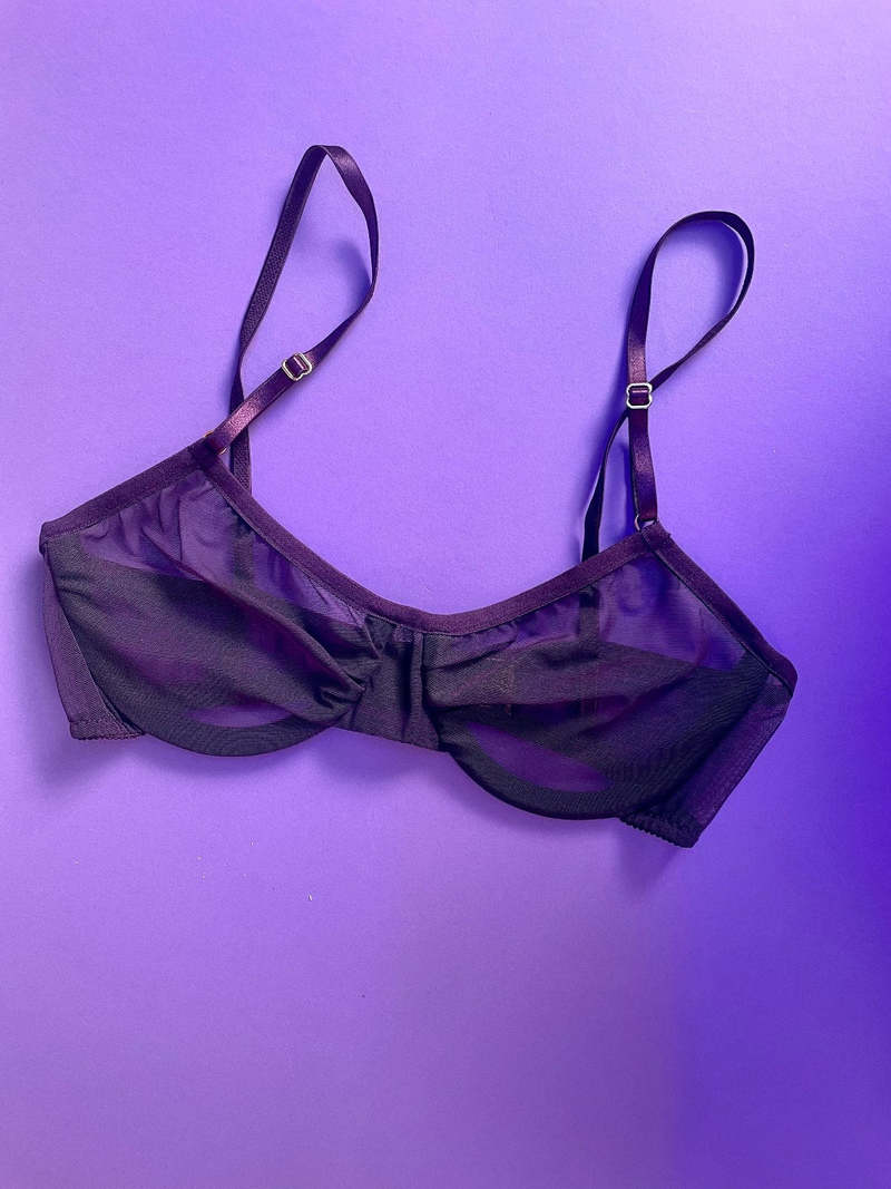 Whisper UW Bra in Purple Heart