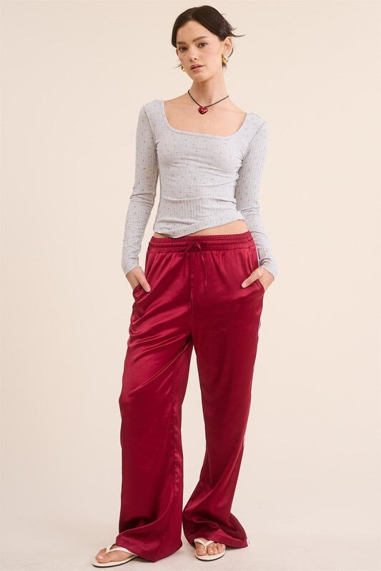 Colt Track Pant in Garnet pant Mimosa 