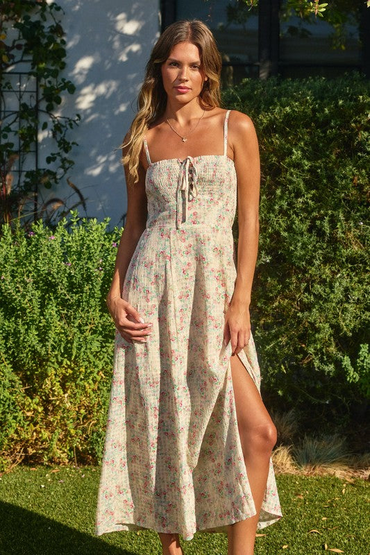 Spring Ditsy Floral Dress