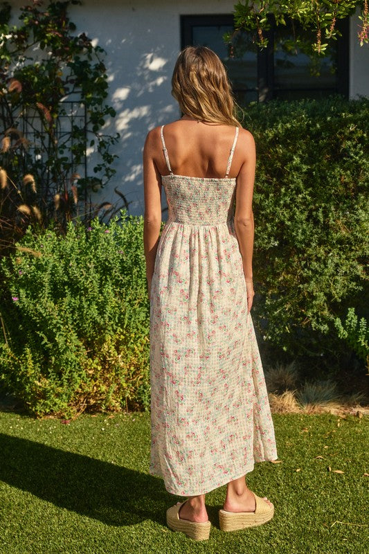 Spring Ditsy Floral Dress