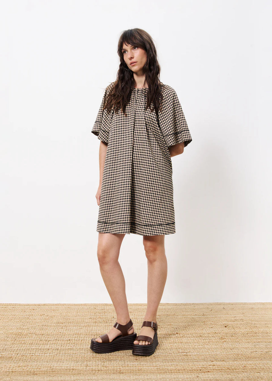 Afida Gingham Dress