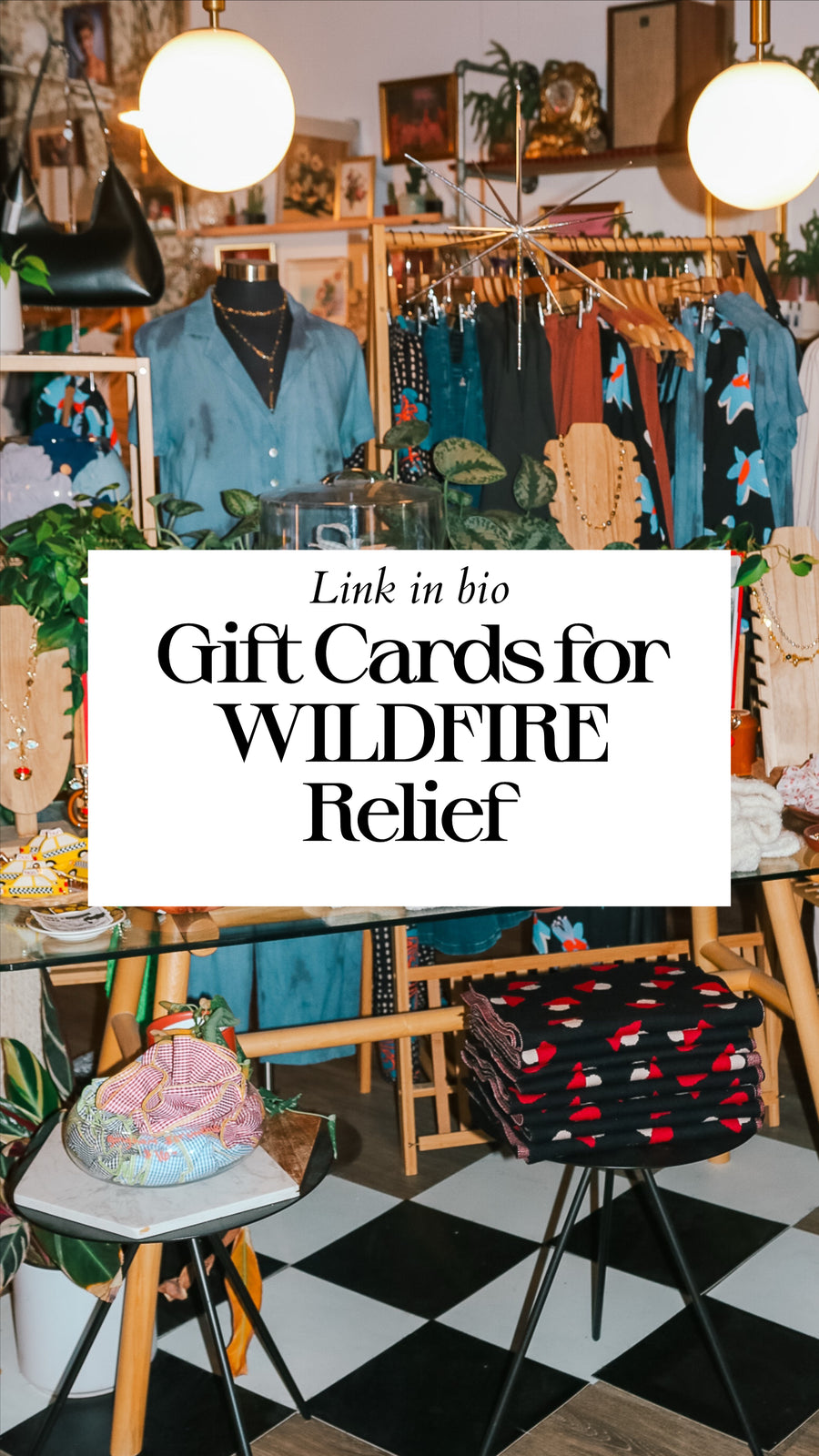 Gift Card for Wildfire Relief victims