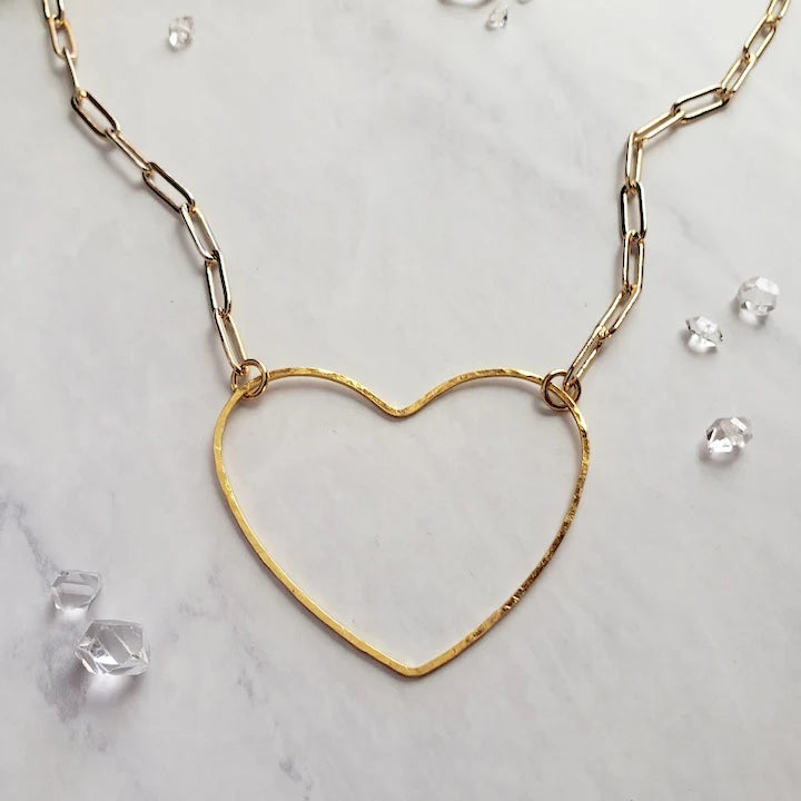 Big Heart Necklace - ships 12/26