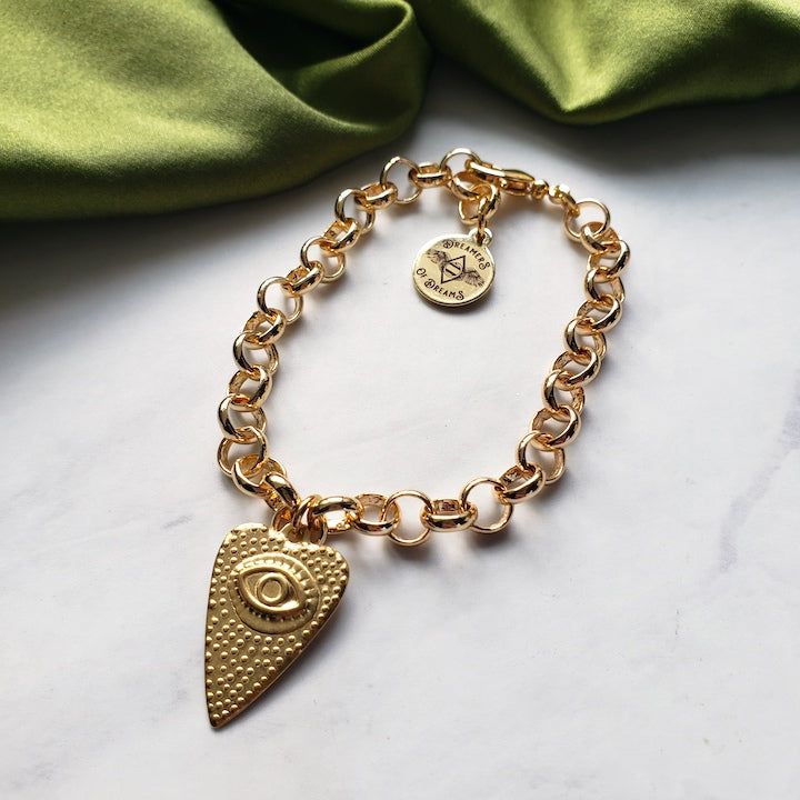 Rolo Chain Heart Bracelet