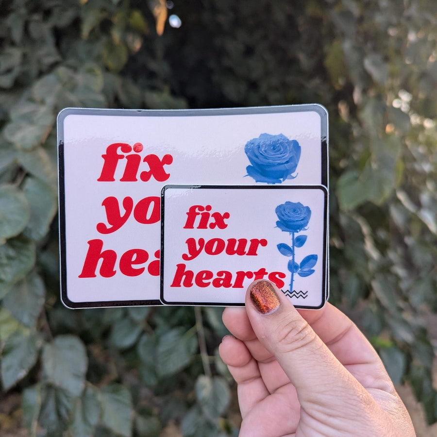 Fix Your Hearts Sticker General Astral Weekend 